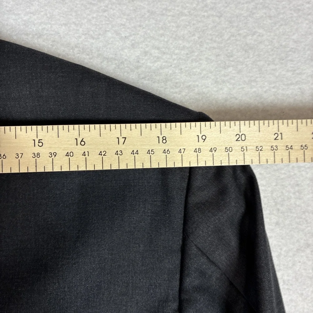Vintage Polo Ralph Lauren Blue Label Three Button Black Blazer Made in Italy 38S